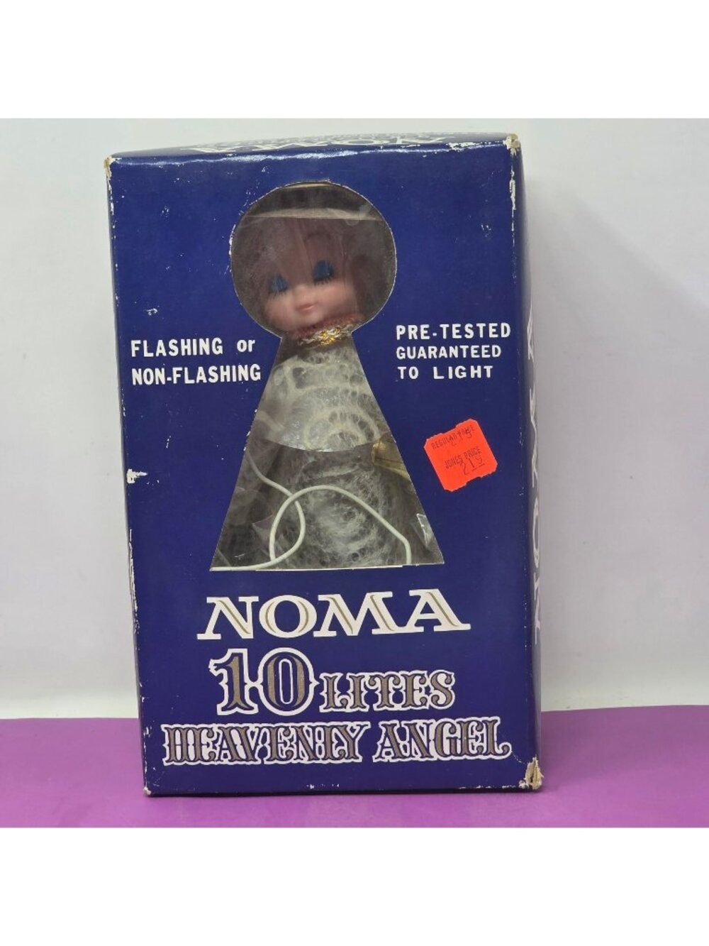 Vinatge Noma 10-Lite Heavenly Angel‎ Tree Topper Vintage Christmas Décor